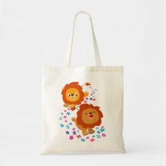 Cartoon luiers in de tuinzak tote bag