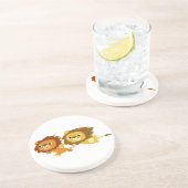 Cartoon-luiers in een Onderzetter bij de volgende  (Zijkant)