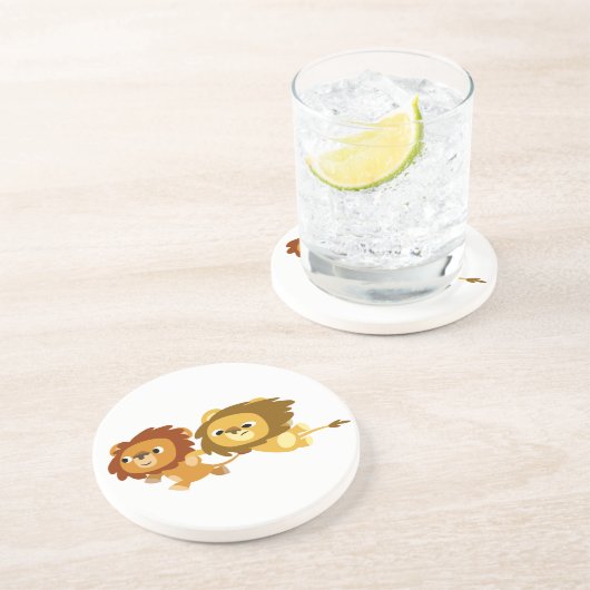 Cartoon-luiers in een Onderzetter bij de volgende  (Zijkant)