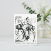 Cartoon maakt grappen over de vroege dagen van fie briefkaart (Staand voorkant)