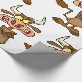 Cartoon Mad Koe Cadeaupapier