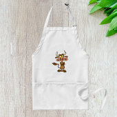 Cartoon Mad Koe Standaard Schort