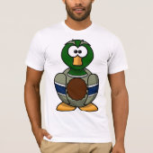 Cartoon Mallard Duck Mannen T-shirt (Voorkant)