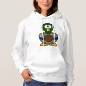 Cartoon Mallard Duck Vrouwen Hoodie (Voorkant)
