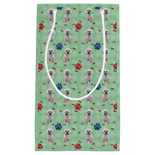 Cartoon Maltees Klein Cadeauzakje (Voorkant)