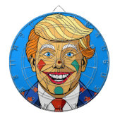 Cartoon Man Dartbord (Voorkant)