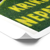 Cartoon Man Shouting Czechoslovakia Mid-Century Poster (Hoek)