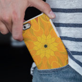 Cartoon Mandala Bloem Oranje Geel en Rood Case-Mate iPhone Case