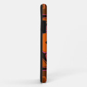 Cartoon Mandala Bloem Oranje Roze en Zwart Case-Mate iPhone Case (Achterkant/rechts)