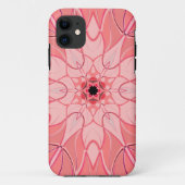 Cartoon Mandala Bloem Roze Case-Mate iPhone Case (Achterkant)