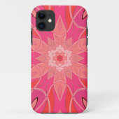 Cartoon Mandala Bloem Roze Case-Mate iPhone Case (Achterkant)