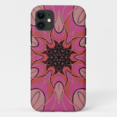Cartoon Mandala Bloem Roze Case-Mate iPhone Case (Achterkant)