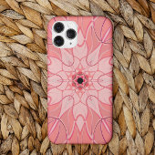 Cartoon Mandala Bloem Roze Case-Mate iPhone Case