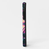 Cartoon Mandala Bloem Roze Geel en Zwart Case-Mate iPhone Case (Achterkant/links)