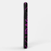 Cartoon Mandala Bloemroze en zwart Case-Mate iPhone Case (Achterkant/rechts)