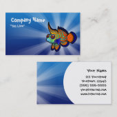 Cartoon Mandarijn / Dragonet Fish Visitekaartje (Voorkant / Achterkant)