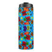 Cartoon mandje thermosbeker (Voorkant)