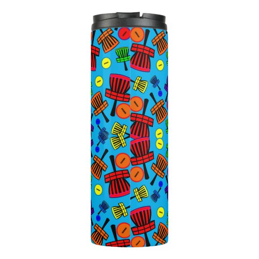 Cartoon mandje thermosbeker (Achterkant)