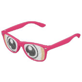 Cartoon Manga Eyes Zonnebril (Roze) (Gekanteld)