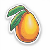 Cartoon mango sticker (Voorkant)