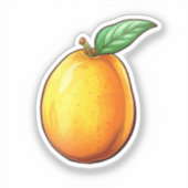 Cartoon mango sticker (Voorkant)