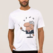 Cartoon Mannen Actieve T-shirt (Voorkant)