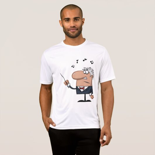 Cartoon Mannen Actieve T-shirt (Voorkant volledig)