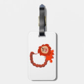 Cartoon Manticore Bagagelabel (Achterkant verticaal)