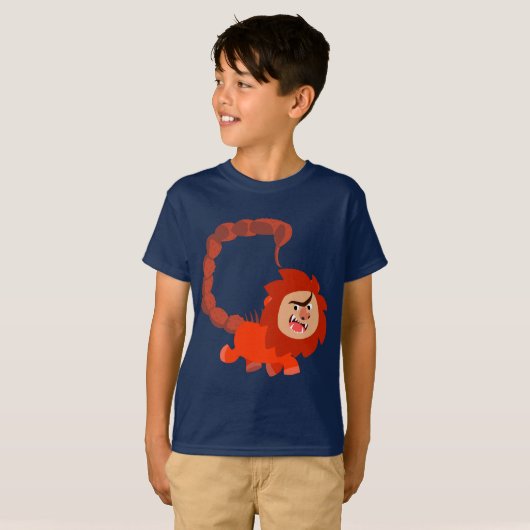 Cartoon Manticore Children T-Shirt (Voorkant volledig)