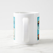 Cartoon Map of Colombia Grote Koffiekop (Achterkant)