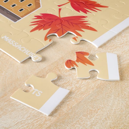 Cartoon Map of Rhode Island Legpuzzel (Zijkant)