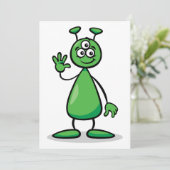 Cartoon Martian Kaart (Staand voorkant)