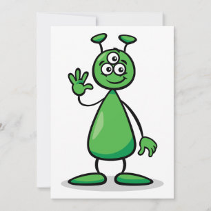 Cartoon Martian Kaart