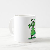 Cartoon Martian Koffiemok (Voorkant links)