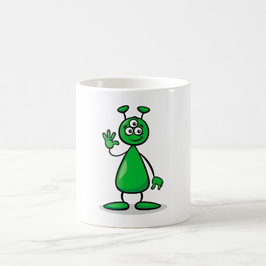 Cartoon Martian Koffiemok