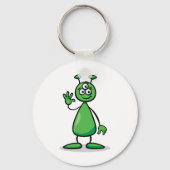 Cartoon Martian Sleutelhanger (Achterkant)