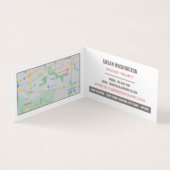 Cartoon Massage, Massage Therapist, Parlor Loyalty Visitekaartje (Binnen)