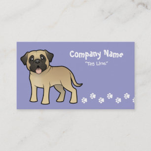 Cartoon Mastiff/Bullmastiff Visitekaartje