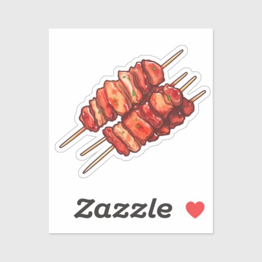 Cartoon meat sticker (Vel)