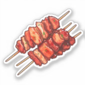Cartoon meat sticker (Voorkant)