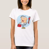 Cartoon Mechanic T-Shirt (Voorkant)