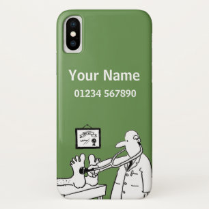 Cartoon medisch thema Case-Mate iPhone case