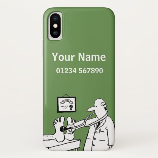 Cartoon medisch thema Case-Mate iPhone case (Achterkant)