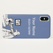 Cartoon medisch thema Case-Mate iPhone case (Achterkant (horizontaal))