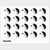 Cartoon Meisje Beauty Stickers (Vel)