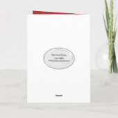 Cartoon-meisje met hoofdtelefoon kaart (Achterkant)