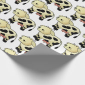 Cartoon MelkKoe Cadeaupapier (Hoek)