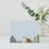 Cartoon Memphis Briefkaart (Staand voorkant)