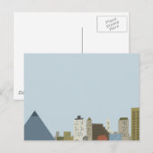 Cartoon Memphis Briefkaart (Voorkant / Achterkant)