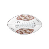 Cartoon met chocolade eclair american football (Voorkant)